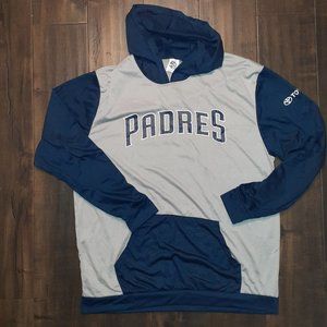 👕 3/$17 SD Padres Lightweight Raglan Style Hoodie